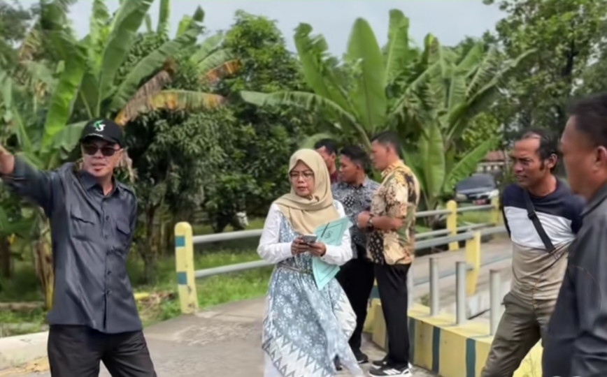 Sidak Jembatan Tambak