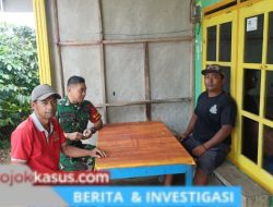 Jaga Hasil Pertanian Warga, Babinsa Wonosari Gencarkan Komsos