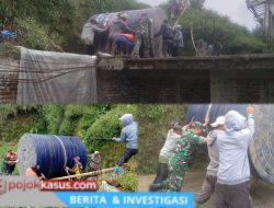 Sinergi Babinsa dan Masyarakat Ganti Tandon Air