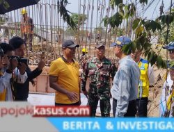 Kapten Inf Kariono Dampingi Kunjungan Menteri PUPR Tinjau Pembangunan Jembatan BOK Wedi
