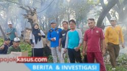 Giat Bersih Bundaran Apollo Perkuat Citra Kecamatan Gempol
