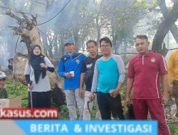 Giat Bersih Bundaran Apollo Perkuat Citra Kecamatan Gempol