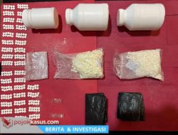 Gerebek Kakak Beradik, Polisi Sita 7.926 Pil Double L di Mojokerto