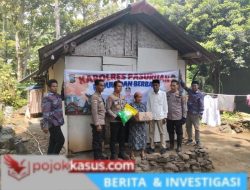 Kapolres Pasuruan Blusukan Salurkan Bantuan Sosial ke Warga Kurang Mampu di Pasrepan