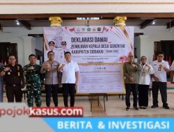 Pilkades Sidoarjo Damai, 230 Calon Siap Jaga Kondusivitas