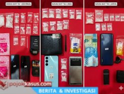 Satresnarkoba Polres Pasuruan Ungkap 3 Kasus Sabu dalam Dua Hari, Empat Pengedar Diamankan