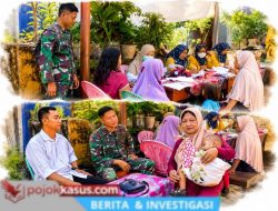 Babinsa Koramil Pohjentrek Dukung Peningkatan Kesehatan Balita dan Lansia