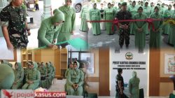 Ketua Persit KCK Cabang XXXIII Kodim 0819 Resmikan Kantor Baru Hasil Renovasi