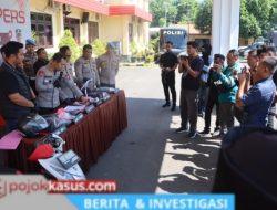 Polres Pasuruan Ungkap Tiga Kasus Menonjol