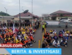 Aksi Buruh FSPMI ATI Gempol Siapkan Perlawanan Lanjutan