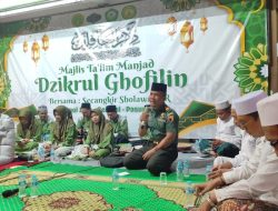 Dzikir Ghofilin Gempol Dihadiri Ratusan Jamaah dan TNI