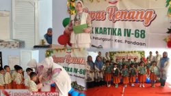 Cetak Generasi Berkarakter, TK Kartika IV-68 Kodim Pasuruan Gelar Lepas Kenang Siswa