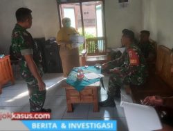 Jaga Kesiapan Prajurit, Anggota Koramil Pohjentrek Jalani Pemeriksaan Kesehatan dan Edukasi K3