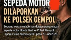 Dugaan Penggelapan Motor Dilaporkan, Anggota BPD Kalisogo Disebut Terlapor