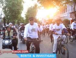 Gowes Bersama Ulama dan Masyarakat, Kapolres Pasuruan Ajak Wujudkan Daerah Aman dan Guyub