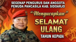 PAC Tanggulangin Sampaikan Ucapan Selamat Ulang Tahun untuk Ketua Pemuda Pancasila Sidoarjo