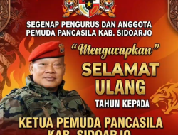 PAC Tanggulangin Sampaikan Ucapan Selamat Ulang Tahun untuk Ketua Pemuda Pancasila Sidoarjo