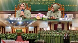 Pertemuan Gabungan Persit KCK Cab. XXXIII Dim 0819, Tingkatkan Solidaritas dan Wawasan Kesehatan Anggota
