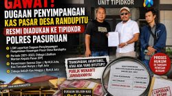 Gawat! Dugaan Penyimpangan Kas Pasar Desa Randupitu Resmi Diadukan ke Tipidkor Polres Pasuruan