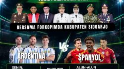 Nobar Final Piala Dunia Sidoarjo Berhadiah Umroh, Ribuan Warga Siap Padati Alun-Alun