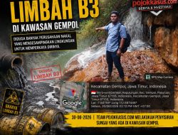 Sungai Kambeng Berubah Warna, Warga Gempol Desak Audit Lingkungan