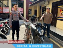 Satreskrim Polres Pasuruan Kota Bekuk Pelaku Curanmor Subuh