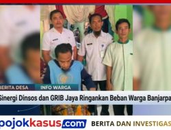 Sinergi Dinsos Dan GRIB Jaya Ringankan Beban Warga Banjarpanji