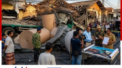 Tragedi Gempol Pasuruan, Truk Tronton Hantam Rumah Warga 4 Tewas