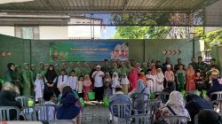 Maknai 1 Muharram 1448 H, Koramil Gadingrejo dan Koramil Kota Pasuruan Santuni 34 Anak Yatim