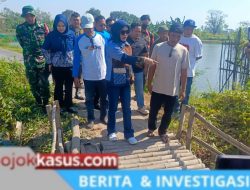 Jembatan Darurat Berbahaya, Wabup Mimik Siap Gunakan Dana Pribadi