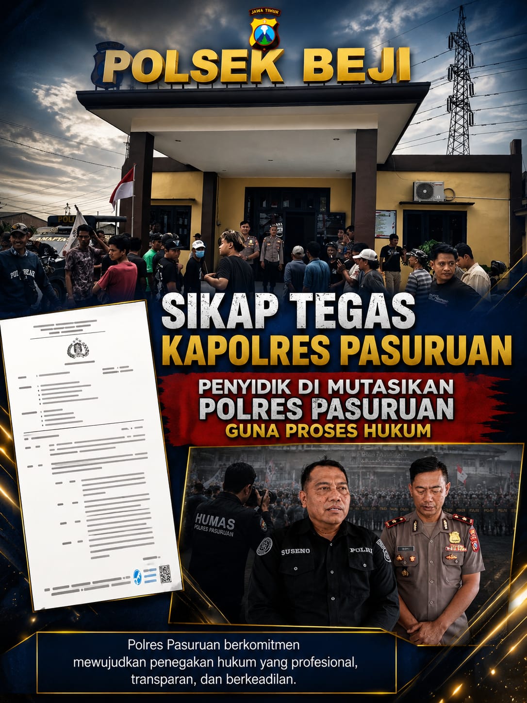 Kapolres Pasuruan Bentuk Tim