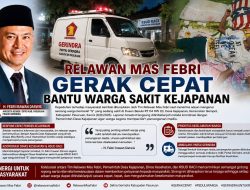 Relawan Mas Febri Gerak Cepat Bantu Warga Sakit Kejapanan