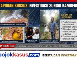 Tim Tapak Tilas Sungai Kambeng Temukan Aliran Mencurigakan ke Sungai