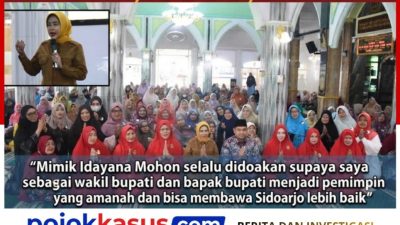 Wabup Mimik Idayana Titip Doa Jamaah Qurrota A’yun untuk Sidoarjo Lebih Baik