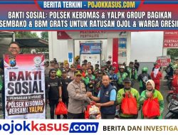 Ratusan Ojol Sumringah Dalam Bakti Sosial Polsek Kebomas dan YALPK Groupp.