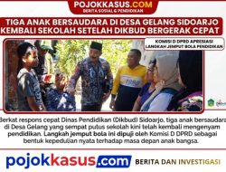 Hak Pendidikan Anak Sidoarjo Tidak Boleh Terhenti karena Ekonomi