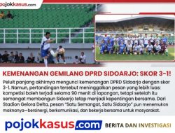 Skor 3-1 Bukan Segalanya, DPRD-Pemkab Sidoarjo Kompak di Lapangan