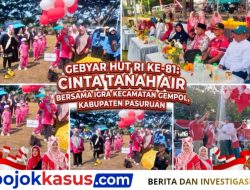 Gebyar Senam IGRA Gempol Meriahkan HUT RI ke-81