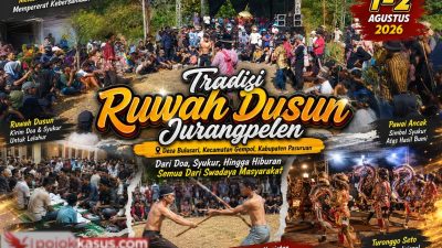 Tradisi Ruwah Dusun Jurangpelen Perkuat Gotong Royong Warga Bersama