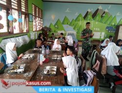 Pastikan Tepat Sasaran dan Berjalan Lancar, Babinsa Pohjentrek Kawal Langsung Distribusi MBG ke Sekolah