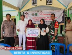 Pastikan Bantuan Tepat Sasaran, Babinsa Wonosari Dampingi Penyaluran BLT-DD