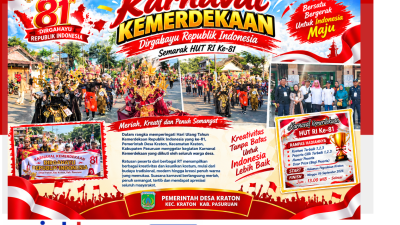 Karnaval dan Fun Game Meriahkan HUT RI Kraton