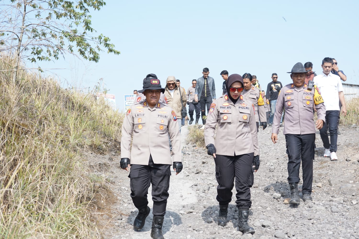 Polres Kediri Perkuat Siaga Karhutla Lereng Kelud