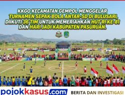 KKGO Gempol Gelar Turnamen Sepak Bola Antar SD