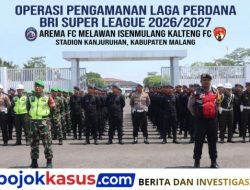 816 Polisi & TNI Kawal Laga Perdana Arema Di Kanjuruhan