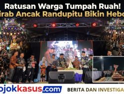 Tiga Dusun Tumpah Ruah! Kirab Ancak Randupitu Penuh Warna