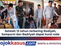 Bupati Subandi Serahkan Kursi Roda ke Rodiyah, Sampurni, Badriyah