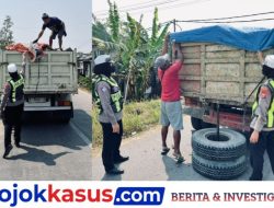 Aduan Warga Masuk Instagram, Satlantas Gresik Patroli Truk Tanpa Terpal