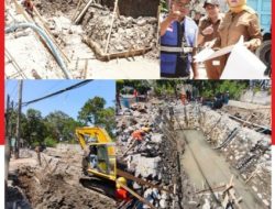 Wabup Sidoarjo Tinjau Proyek Rumah Pompa Jati, Kontraktor Jangan Asal-asalan.