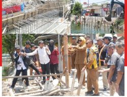 Wabup Mimik Idayana Sidak Proyek, Jembatan Rp1,4M Amburadul